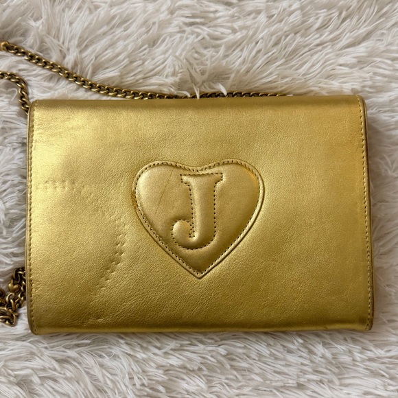 Juicy Couture 2004” Limited Edition Y2K Vintage Gold Leather Chain Bag – NWOT - Picture 4 of 15
